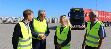 Transportmyndighederne så på hollandsk løsning på effektive containertransport