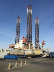 Hirtshals Havn får den fjerde offshore rig til havnen