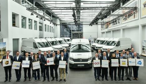 VW leverer de frste elektriske varebiler