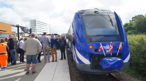 Nordjydske jernbaner krer tog mellem Skagen og Skrping