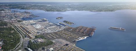 Gteborgs Hamn bygger ny terminal p 22 hektar