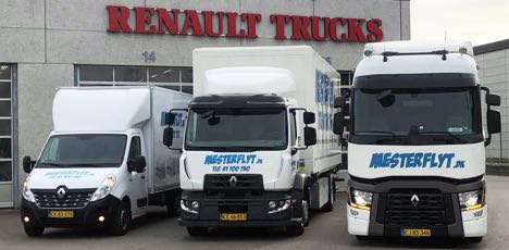 Renault Trucks leverer Master og to andre til Mesterflyt Aps