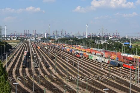 Tysk havn oplever stigende godstransport med tog