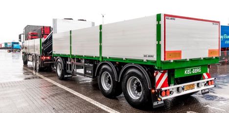 Transportvirksomhed i Nstved har fet ny tre-akslet phngsvogn