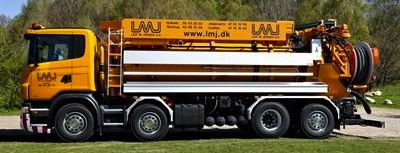 Scanias leverer sin første slamsuger med Euro 6 motor til danske LMJ