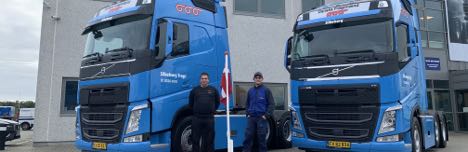 Volvo Trucks har skubbet to trkkere over til fragtmand fra Silkeborg
