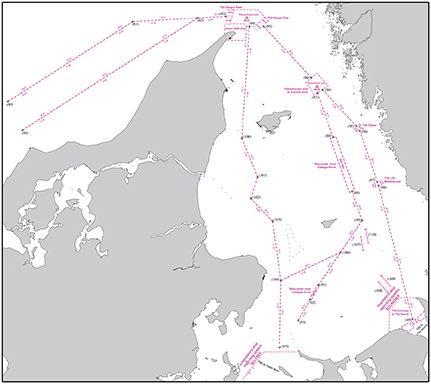 Skibsruter gennem danske farvande er blevet moderniseret