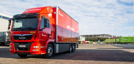 Postkoncern stter elektrisk 26-ton lastbil i drift