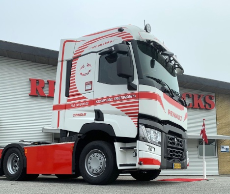 Vognmand p� Thyholm har f�et tr�kker fra Frankrig