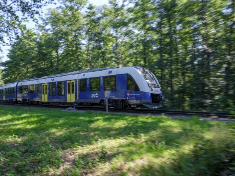 Brint-elektrisk tog kørte 1.175 kilometer på en tankfuld