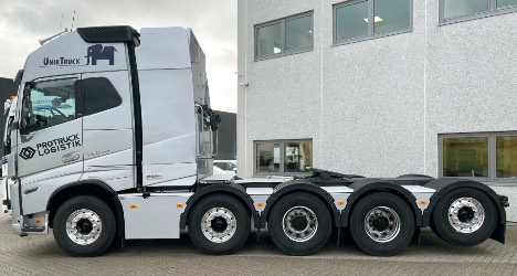 750 heste tr�kker fem-akslet tr�kker