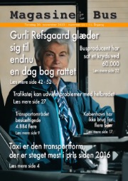 EFTER KNAP 30 ÅR SOM BUSCHAUFFØR:: Gurli Refsgaard glæder sig til endnu en dag bag rattet