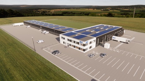 Pakkedistributr bygger nyt distributionscenter med solceller p taget i Randers