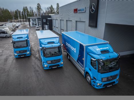 PostNord fr seks nye batteri-elektriske lastbiler - i Sverige