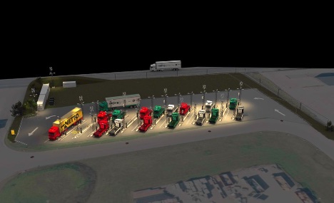 Daglivarekoncern anlægger ladeanlæg til el-lastbiler ved centrallager i Køge