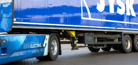 El-lastbiler skal transportere containere i Danmark