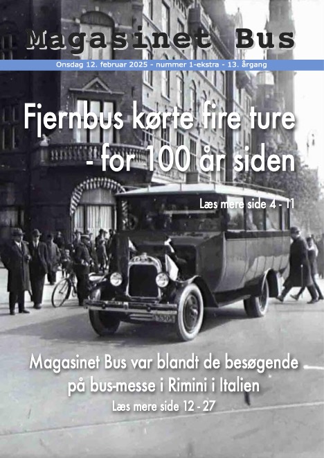 Fjernbus krte fire ture for 100 r siden