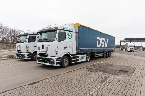 El-drevne lastbiler skal k�re fast mellem Sk�ne og Jylland