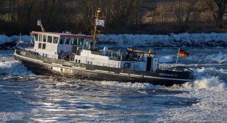 Vintervejret p�virker vandveje i Tyskland