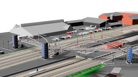 Stationen i Hiller�d skal bygges om til gennemg�ende tog